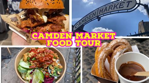 Camden Market - TRYING LONDON STREET FOOD!! - YouTube