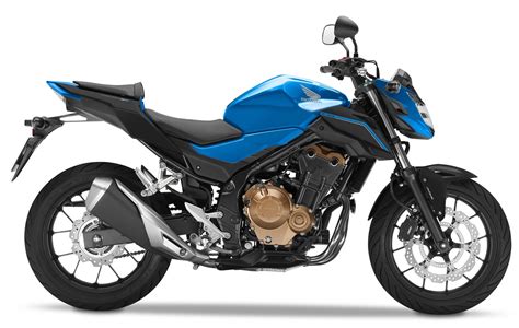 2018 Honda CB500F Blue press right side