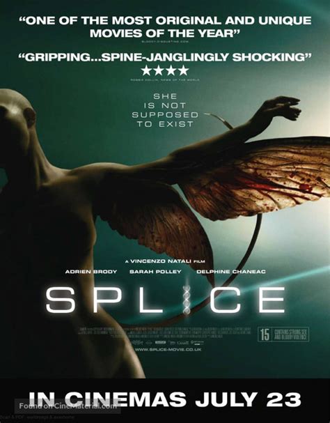 Splice (2010) British movie poster