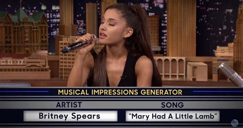 Ariana Grande Does Wheel Of Musical Impressions On Jimmy Fallon - Entertainment News