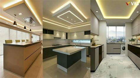 Kitchen False Ceiling Interior Design | POP False Ceiling Dining Room Design | Gypsum Ceiling Lights