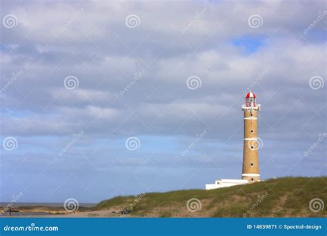 Lighthouse in Jose Ignacio stock image. Image of shore - 14839871