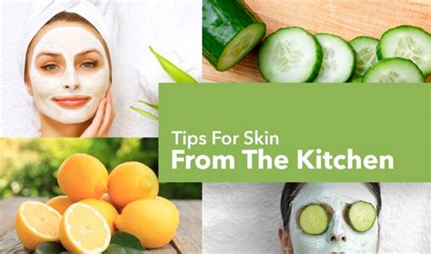 Top 10 beauty tips for skin from the kitchen