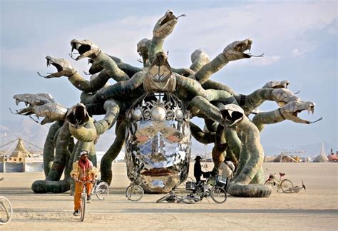 42 of the Coolest Burning Man Art Installations Ever | Burning man art, Burning man sculpture ...