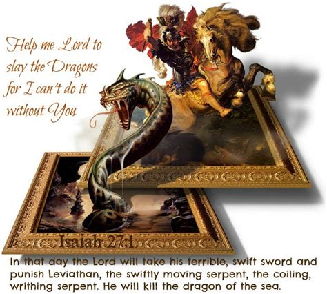 Isaiah 27:1 In that day the Lord will take his terrible, swift sword and punish Leviathan, the ...