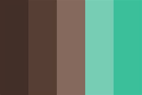 Cocoa Mint Color Palette