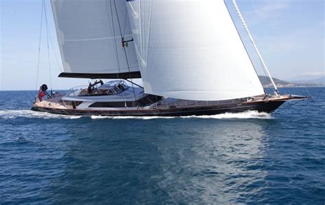 Perini Navi's new 60m sloop Perseus^3 boasts the world's largest single sail - Yachting World ...