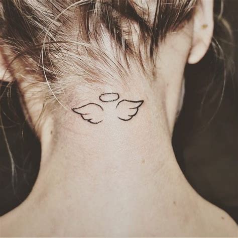 Angel Wing Tattoo Ear