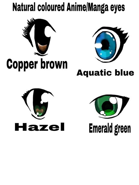 Here are some naturally coloured and simple anime eyes I drew digitally #digitalart # ...