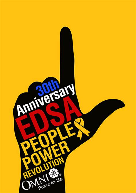 30th EDSA People Power Revolution Poster on Pantone Canvas Gallery