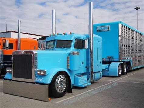 blue cattle pot too Peterbilt 389, Peterbilt Trucks, Dodge Trucks, Cars Trucks, Show Trucks, Big ...