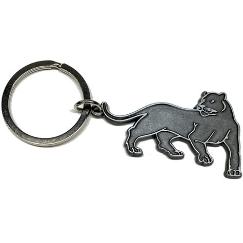 Keychain Jaguar Mascot Silver | Southwestern College Bookstore