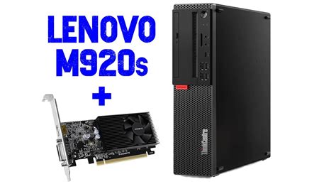 Lenovo ThinkCentre M920s SSF + Gigabyte GT 1030, 1080p Portable Editing WorkStation, Unboxing ...