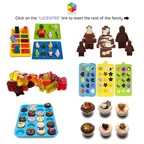 Candy Molds & Ice Cube Trays - Hearts, Stars & Shells - Silicone Chocolate Molds - Fun, Toy Kids ...