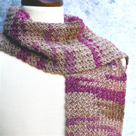 Beginner Crochet Scarf | Knit Look - Make It Crochet