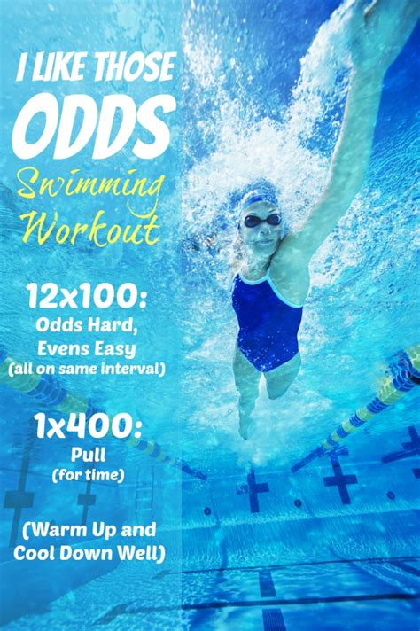 Crazy Odds Swim Workout