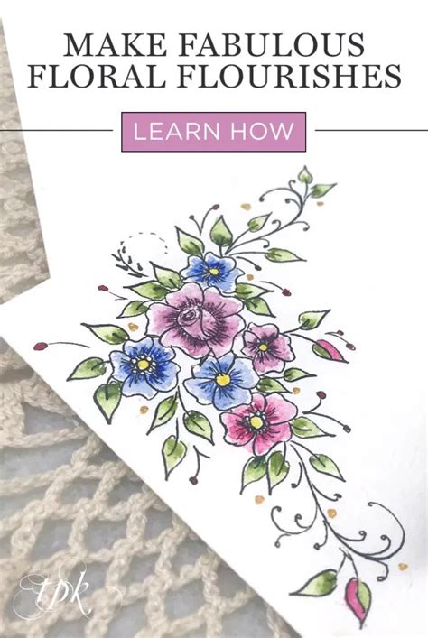 Fabulous Floral Calligraphy Flourishes: Guest Tutorial by Jodean Cooper | Flourish calligraphy ...