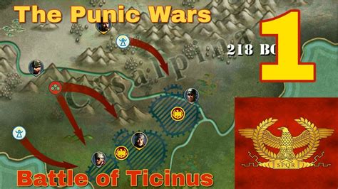 Battle of Ticinus. Рим (The Punic Wars) - #1. Great Conqueror: Rome. - YouTube