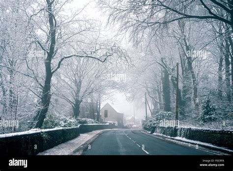 Lancashire Village Snow Stock Photos & Lancashire Village Snow Stock ...