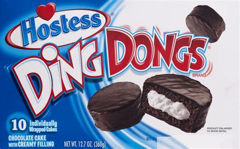 Hostess Ding Dongs, Chocolate Cake With Creamy Filling, 10 Oz - Walmart.com