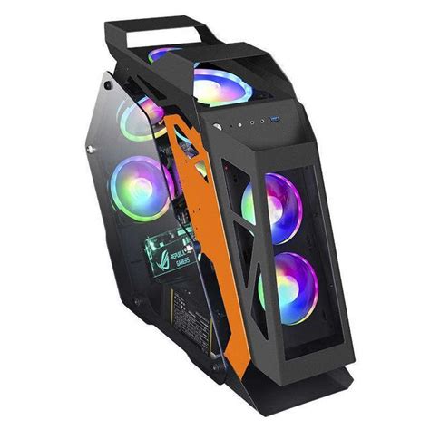 Gaming Computer Cases PC Gaming RGB ATX Computer Cases Gaming Frame ...