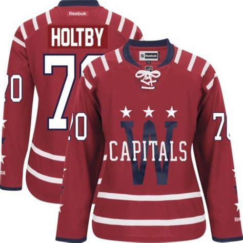 2015 Braden Holtby Washington Capitals Winter Classic Premier Jersey Women's | Washington ...