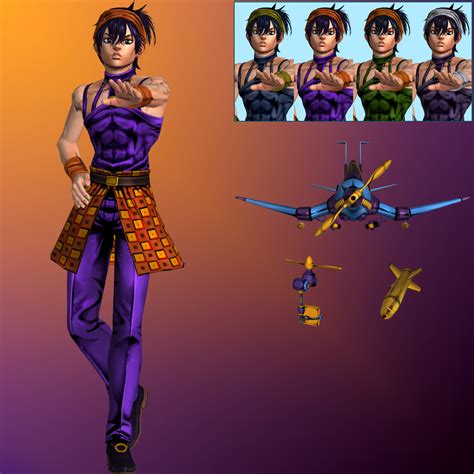 JJBA EoH Narancia - XNALara XPS by PharaohIllusion on DeviantArt