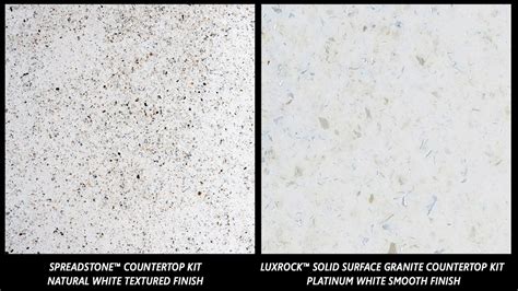 Daich Coatings - LuxROCK vs Mineral Select countertop Kit Countertop ...