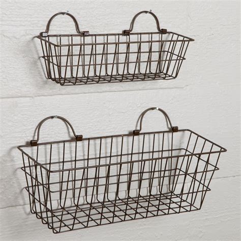 Hanging Wire Basket Shelves