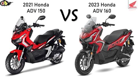 #039: 2021 Honda ADV 150 vs 2023 Honda ADV 160 | 2023 Honda ADV 160 vs 2021 Honda ADV 150 - YouTube