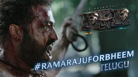 RRR Telugu Teaser | Ramaraju For Bheem - Bheem Intro Scene - Live Cinema News