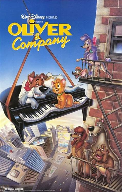 Oliver and Company 1988 Dual Audio Hindi 720p BluRay 700MB Download ...