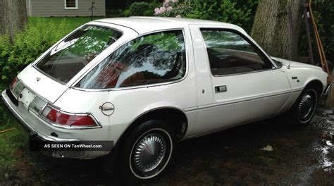 1975 Amc Pacer Attention Collectors White Exterior / Red Interior