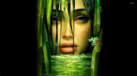 Woman in the jungle wallpaper - Digital Art wallpapers - #19913