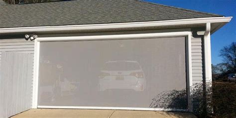 Garage Door Screens | Motorized Garage Door Screens