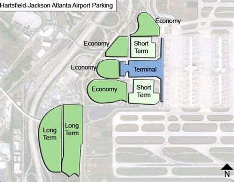 Hartsfield Jackson Atlanta Airport Parking | ATL Airport Long Term Parking Rates & Map