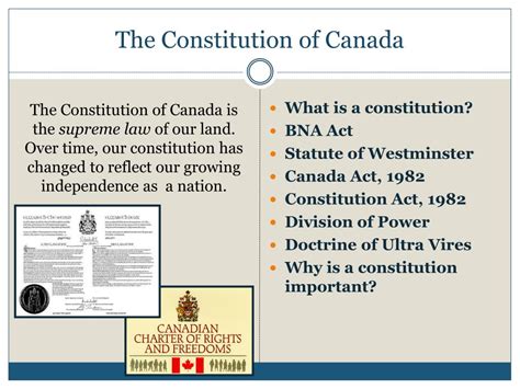 PPT - Canada’s Constitution PowerPoint Presentation, free download - ID:1536211