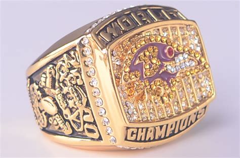 NFL 2000 Baltimore Ravens Super bowl XXXV CHAMPIONSHIP RING 11S NIB