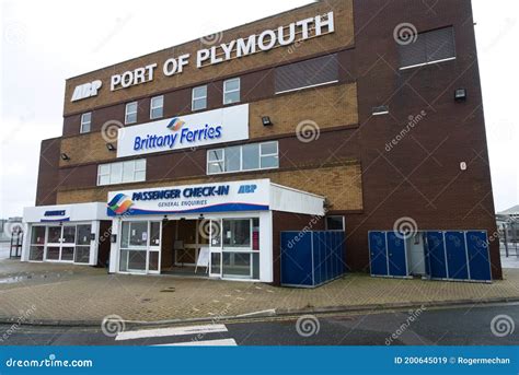 Brittany Ferries Foot Passenger Ferry Boarding Terminal Editorial Stock Image - Image of ferries ...