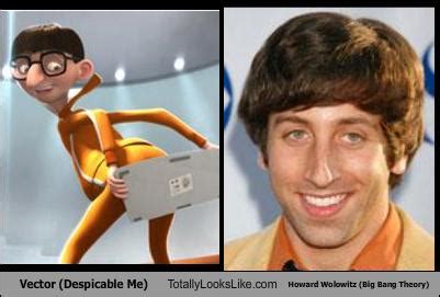 Vector (Despicable Me) Totally Looks Like Howard Wolowitz (Big Bang ...