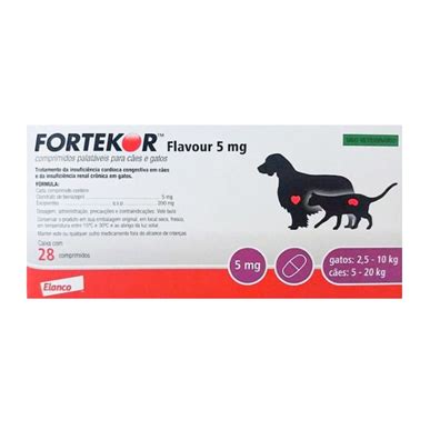 Elanco Fortekor Cardiovascular Treatment for Dogs Cats 5mg — My Animal ...