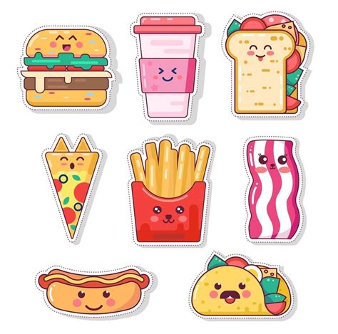 Cute Food Drawings, Cute Cartoon Drawings, Cute Kawaii Drawings, Cute Animal Drawings, Easy ...