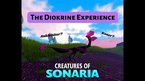 Being an absolute MENACE in Creatures of Sonaria! | Diokrine Experience | - YouTube