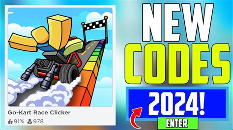 *SECRET UPDATE!* | GO-KART RACE CLICKER CODES 2024 - YouTube