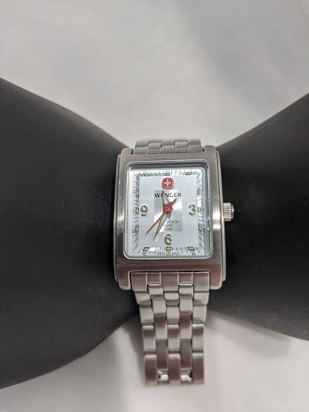 Vintage Swiss Military Design Wenger Women's Rectangular Watch ...