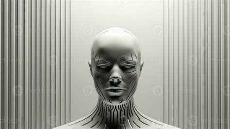 abstract digital human head ai generated 32433973 Stock Photo at Vecteezy