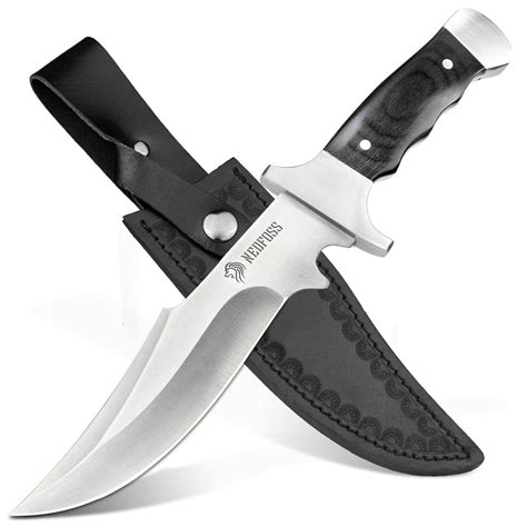 Buy NedFoss Hunting with Sheath, 10.5'' Camping Fixed Blade Knives for ...