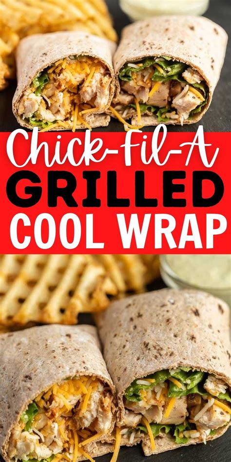 Chick-fil-a Grilled Cool Wrap Recipe - grillonadime.com | Chicken wrap recipes, Wrap recipes ...