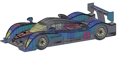 3d model of sports car layout CAD block autocad file - Cadbull