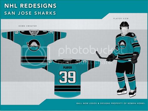 San Jose Sharks Home Uniform Concept Photo by bohob_4_life | Photobucket